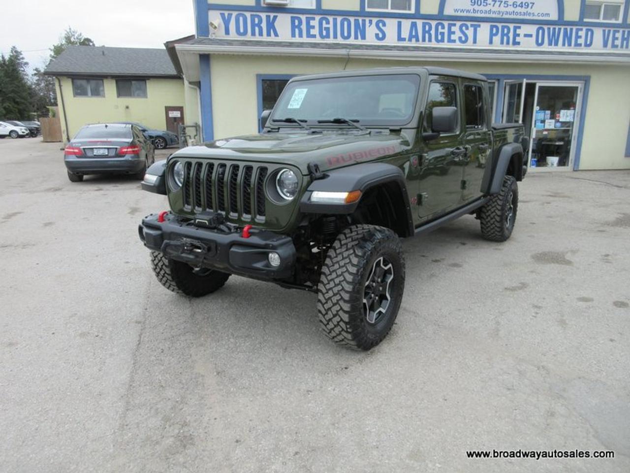 2023 Jeep Gladiator FUN-TO-DRIVE RUBICON-EDITION 5 PASSENGER 3.6L - V6.. 4X4.. CREW-CAB.. SHORTY.. REMOVEABLE-HARD-TOP.. LEATHER.. HEATED SEATS & WHEEL.. Photo