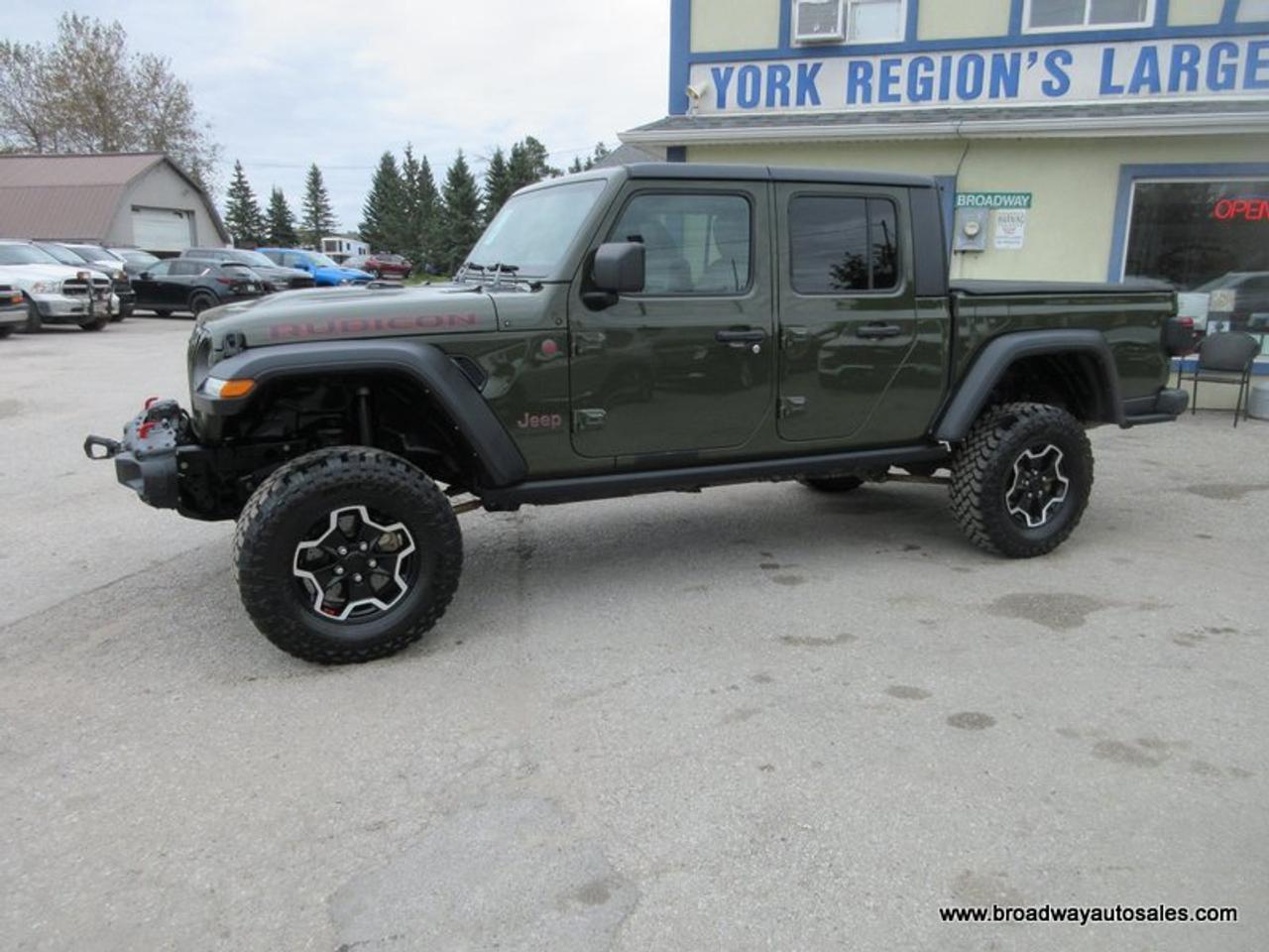 2023 Jeep Gladiator FUN-TO-DRIVE RUBICON-EDITION 5 PASSENGER 3.6L - V6.. 4X4.. CREW-CAB.. SHORTY.. REMOVEABLE-HARD-TOP.. LEATHER.. HEATED SEATS & WHEEL.. Photo