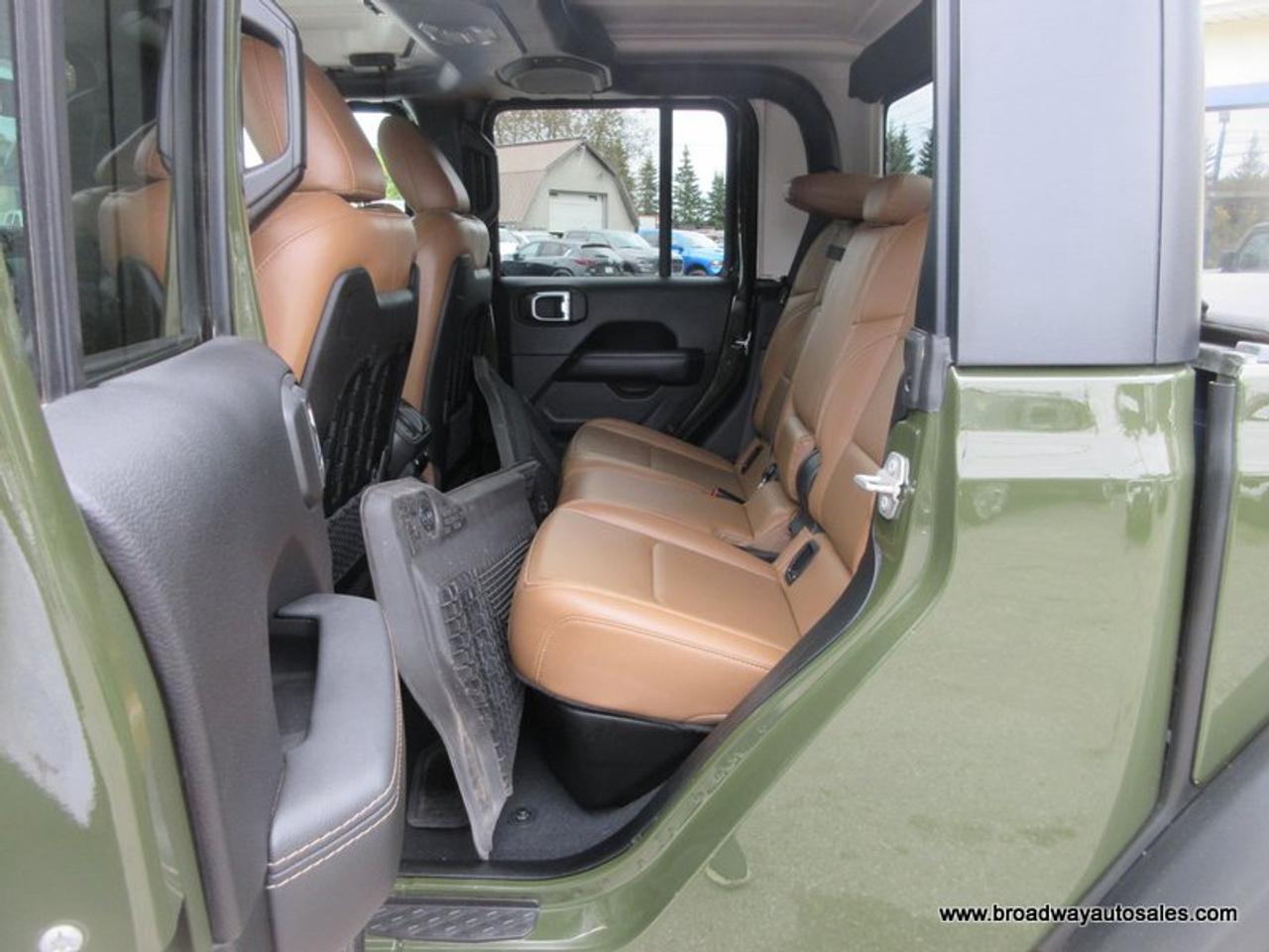 2023 Jeep Gladiator FUN-TO-DRIVE RUBICON-EDITION 5 PASSENGER 3.6L - V6.. 4X4.. CREW-CAB.. SHORTY.. REMOVEABLE-HARD-TOP.. LEATHER.. HEATED SEATS & WHEEL.. Photo