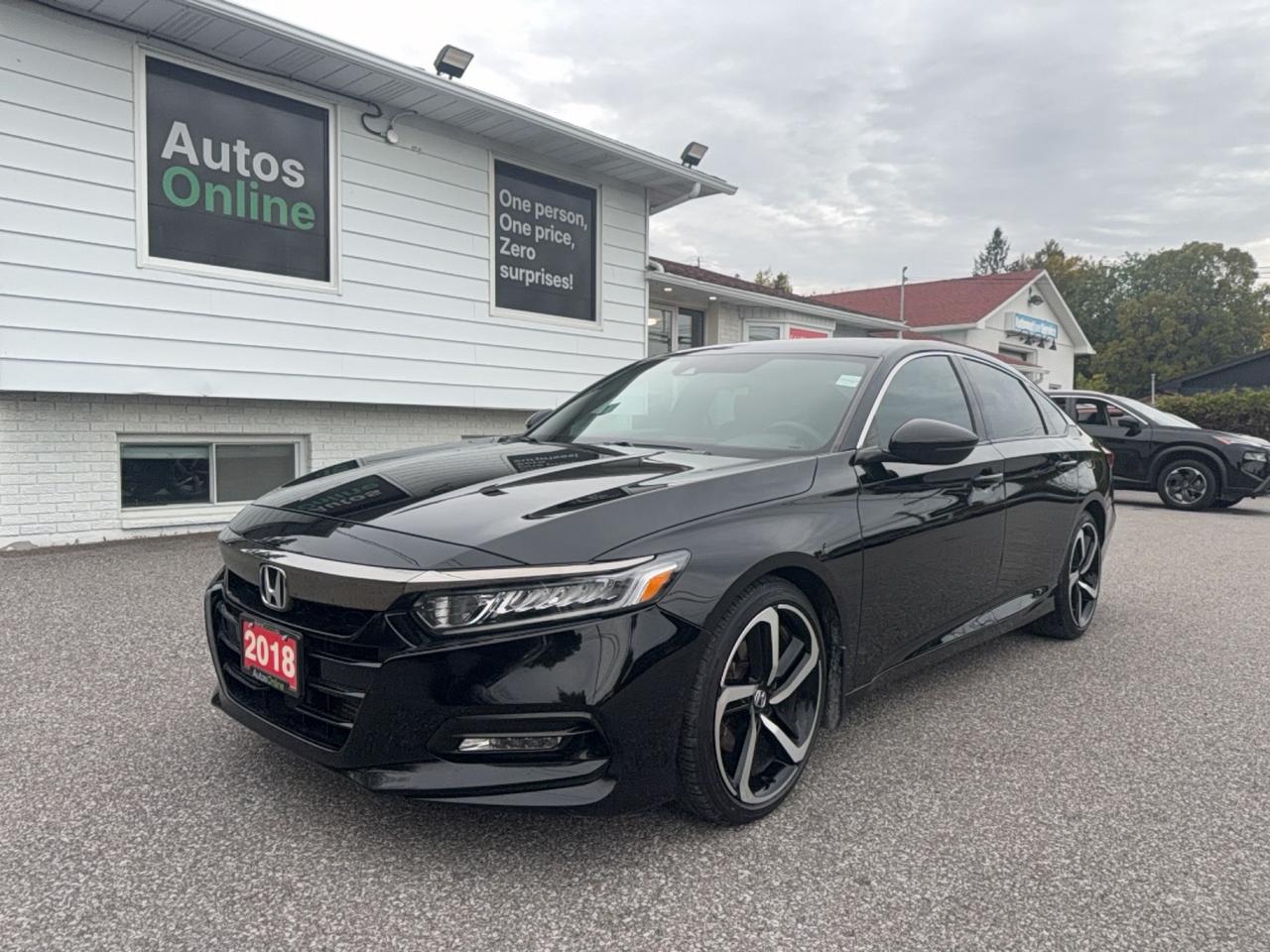 2018 Honda Accord Sedan Sport-DRIVE ASSIST-SUNROOF-HEATED SEATS- Photo0
