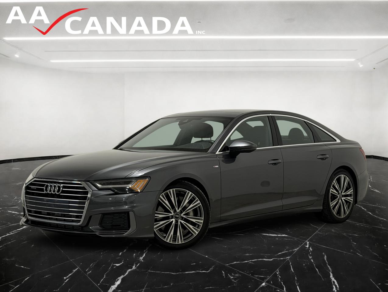 Gray 2022 Audi A6 Sedan Automatic