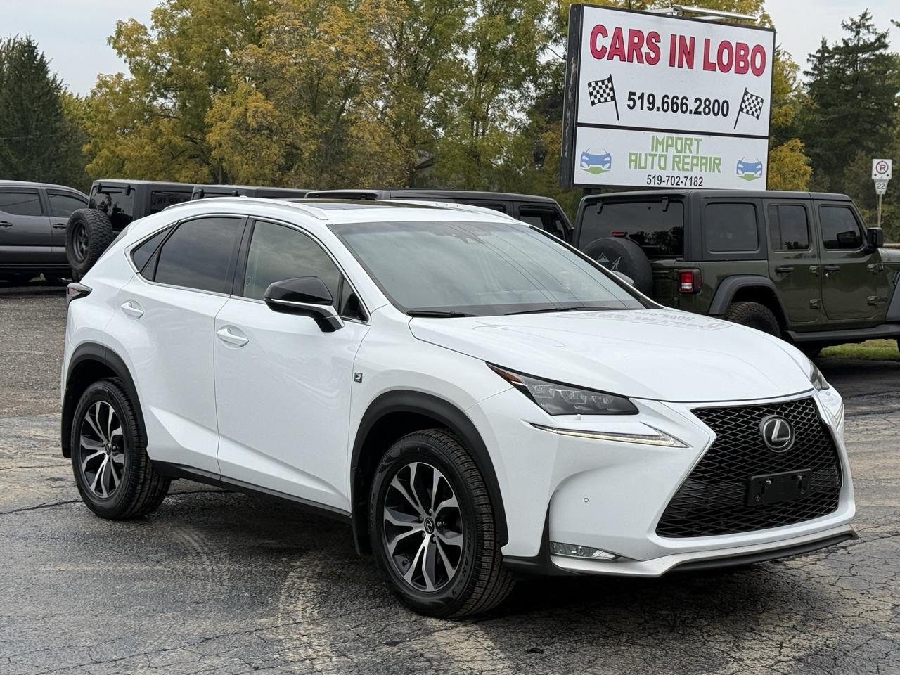 White 2017 Lexus NX SUV / Crossover All-Wheel Drive Automatic