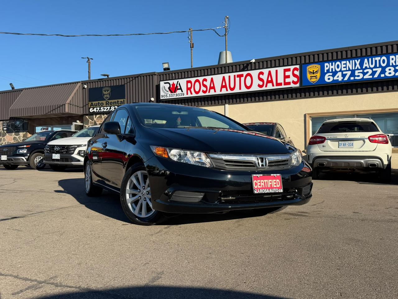 2012 Honda Civic 4DR EX MANUAL NEW BATTERY ALL NEW BRAKE LOW KMS AC - Photo #1
