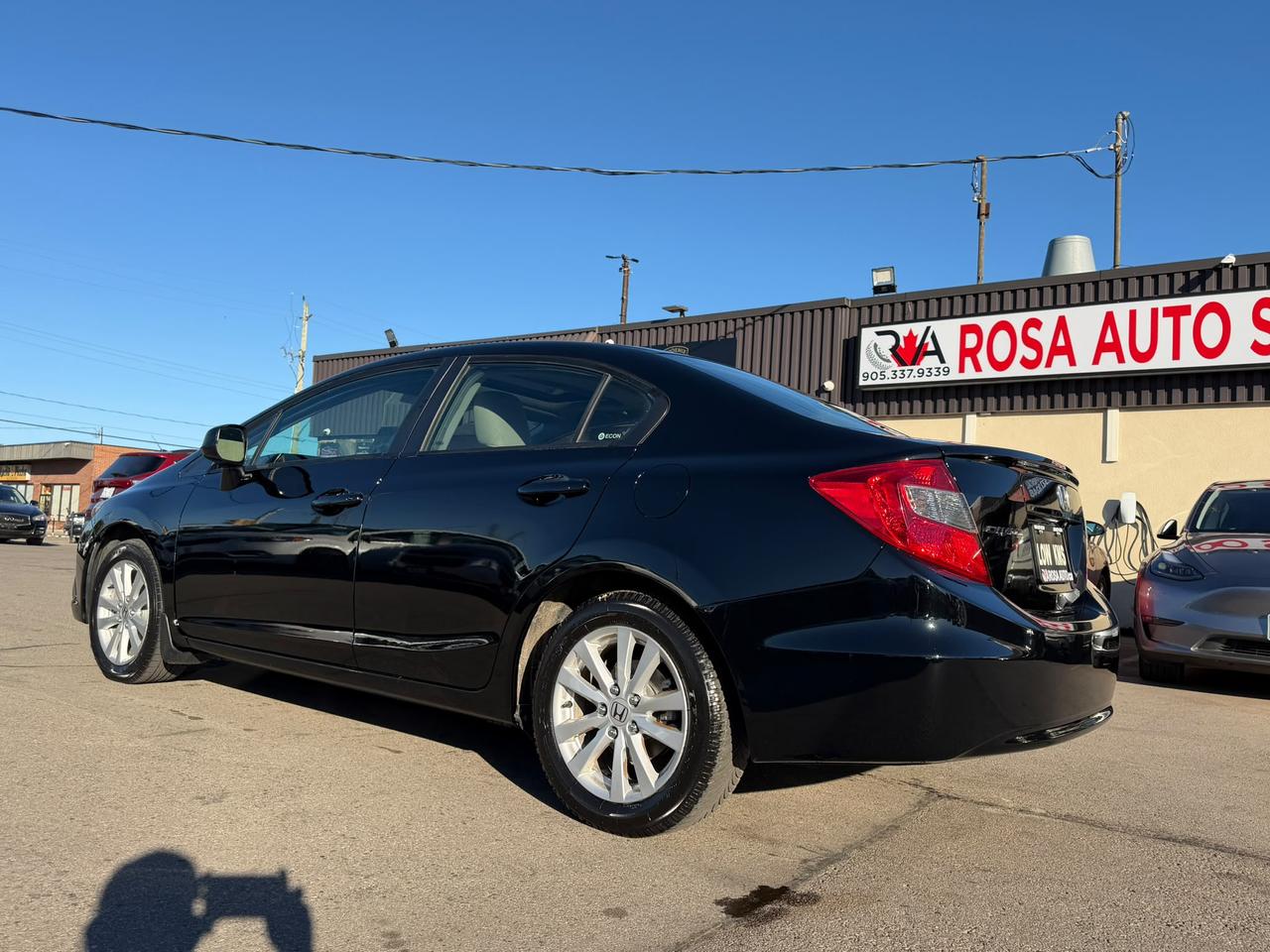 2012 Honda Civic 4DR EX MANUAL NEW BATTERY ALL NEW BRAKE LOW KMS AC Photo