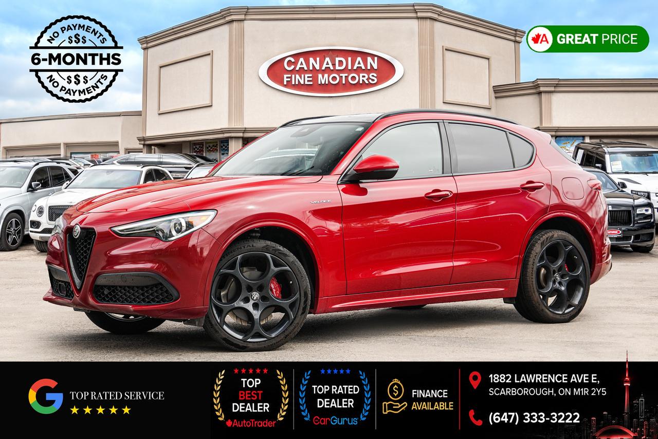 2022 Alfa Romeo Stelvio Veloce AWD |PANO|NAVI|HARMAN&KARDON|RED INT| - Photo #1