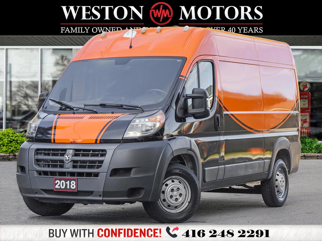 White 2018 RAM ProMaster Van Front-Wheel Drive Automatic