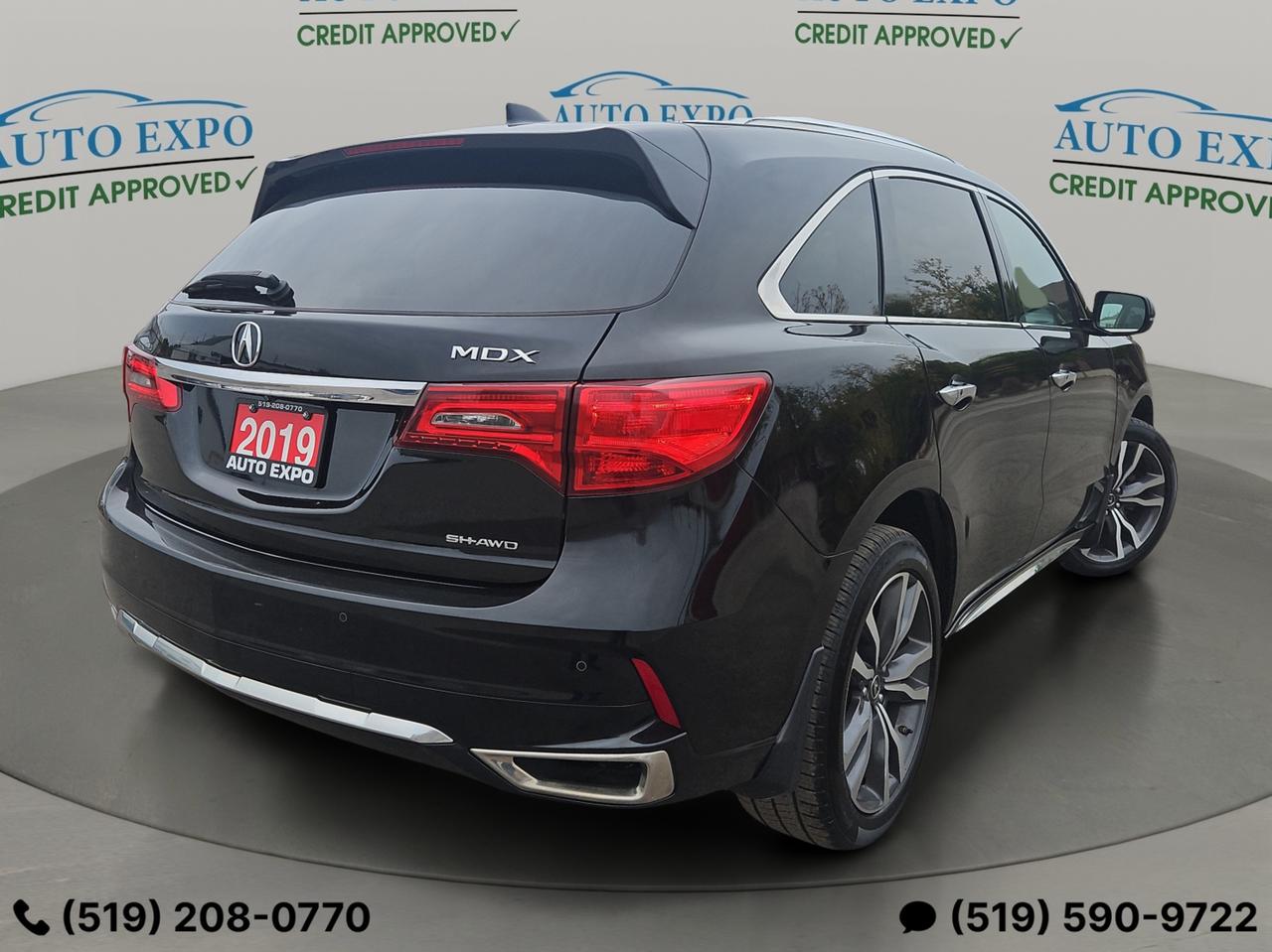 2019 Acura MDX Elite,7 Passengers,Certified,AWD,Fully Loaded,Fogs Photo4