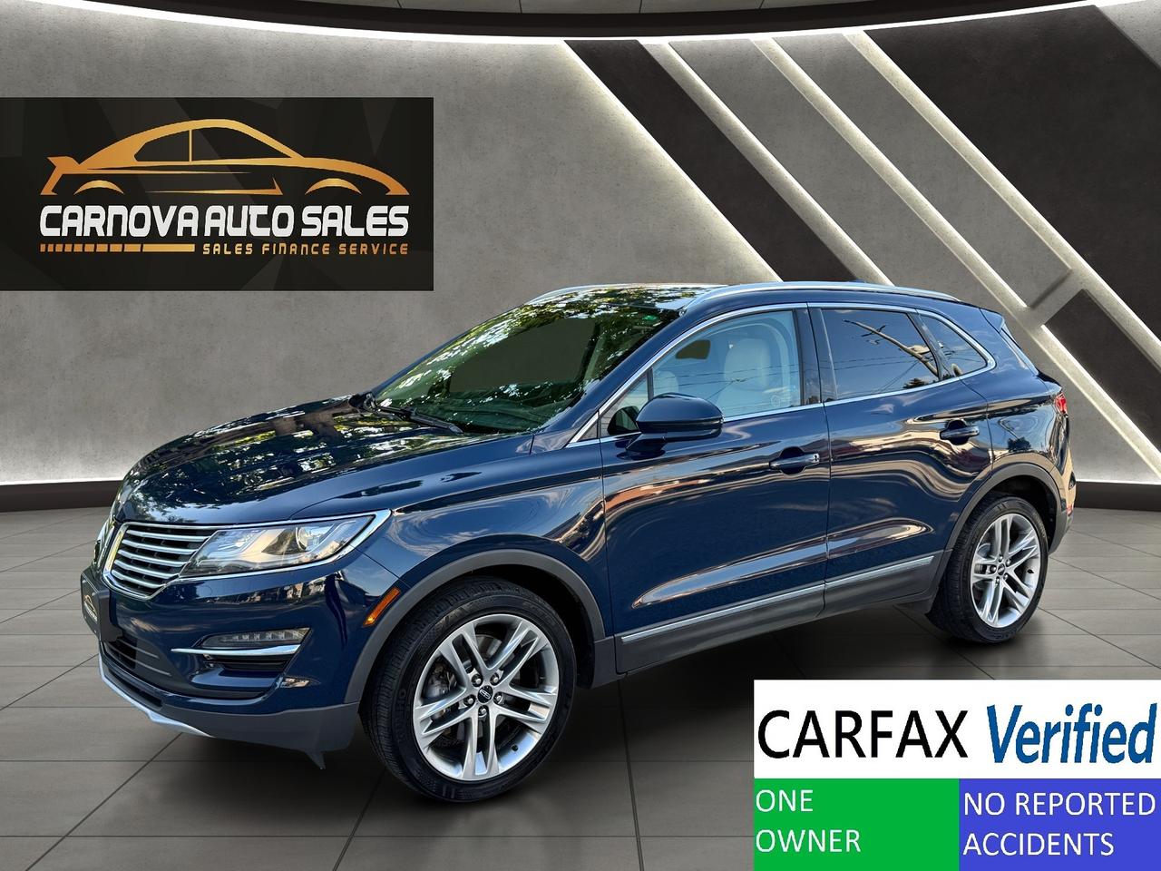 2018 Lincoln MKC AWD Reserve+CLEAN CARFAX+Service Records Since New Photo0