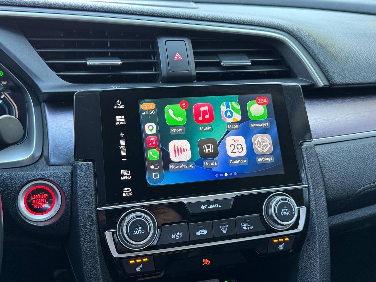 2016 Honda Civic Touring+Leather+Roof+GPS+Adaptive Crise+LKA Photo