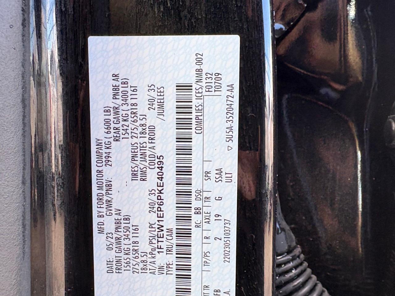 2023 Ford F-150 XLT 4WD SuperCrew 5.5' Box Photo