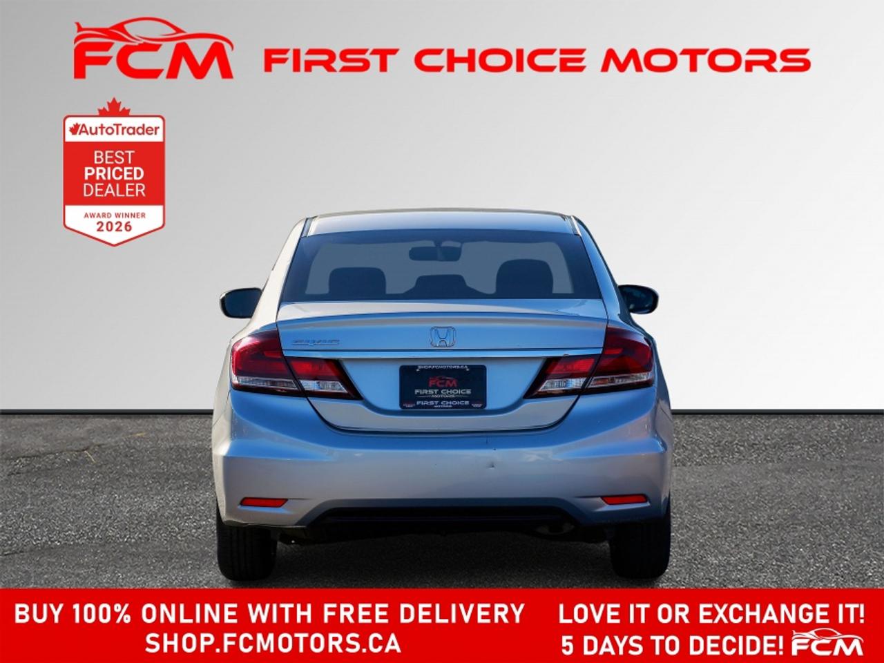 2014 Honda Civic LX | FULLY CERTIFIED WITH WARRANTY Photo