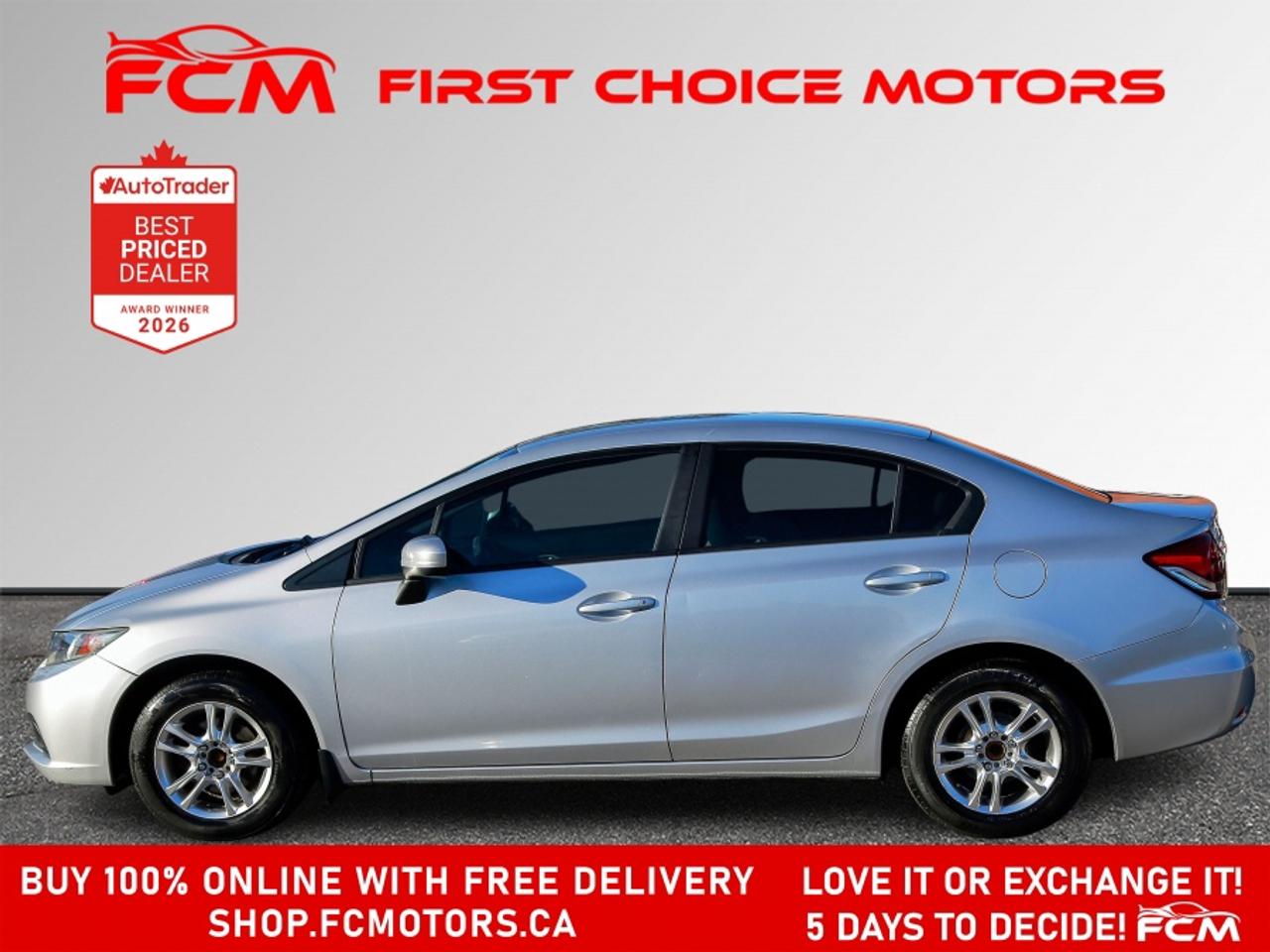 2014 Honda Civic LX | FULLY CERTIFIED WITH WARRANTY Photo2