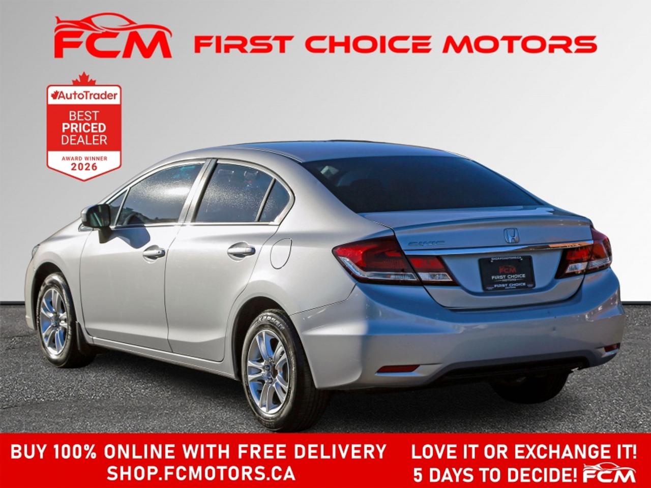 2014 Honda Civic LX | FULLY CERTIFIED WITH WARRANTY Photo