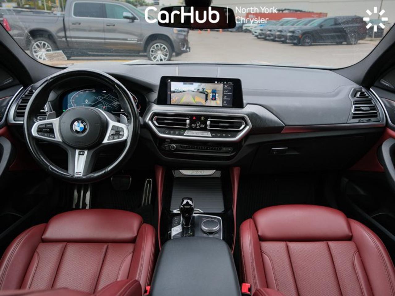 2023 BMW X4 xDrive30i 8-Speed Automatic Transmission Tacora Red Leather Interior 19" Wheels Heated Front Seats Photo