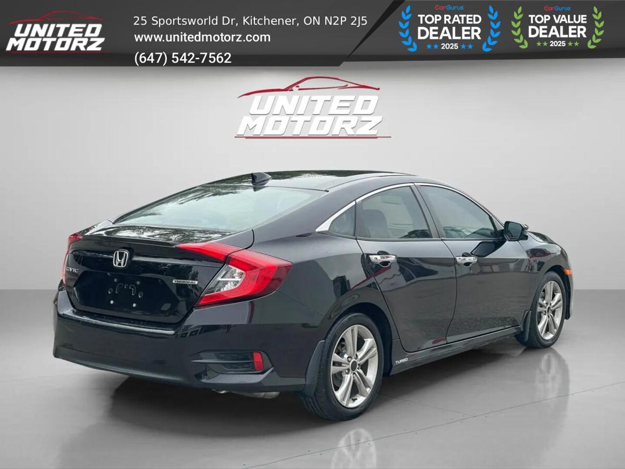 2016 Honda Civic CVT Touring FWD 1.5L~SAFETY CERTIFIED~ Photo