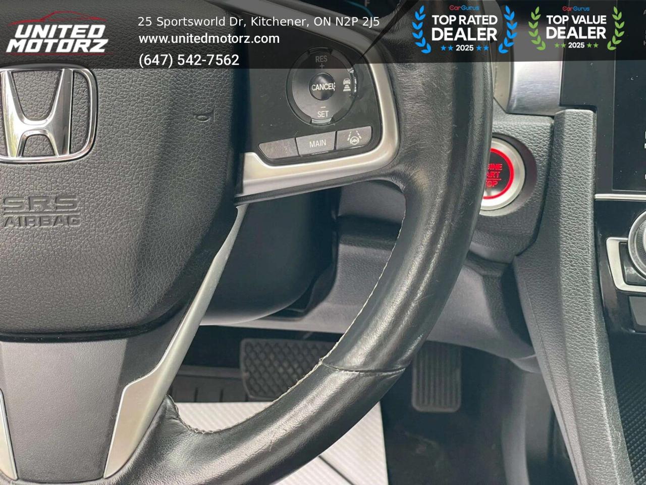 2016 Honda Civic CVT Touring FWD 1.5L~SAFETY CERTIFIED~ Photo