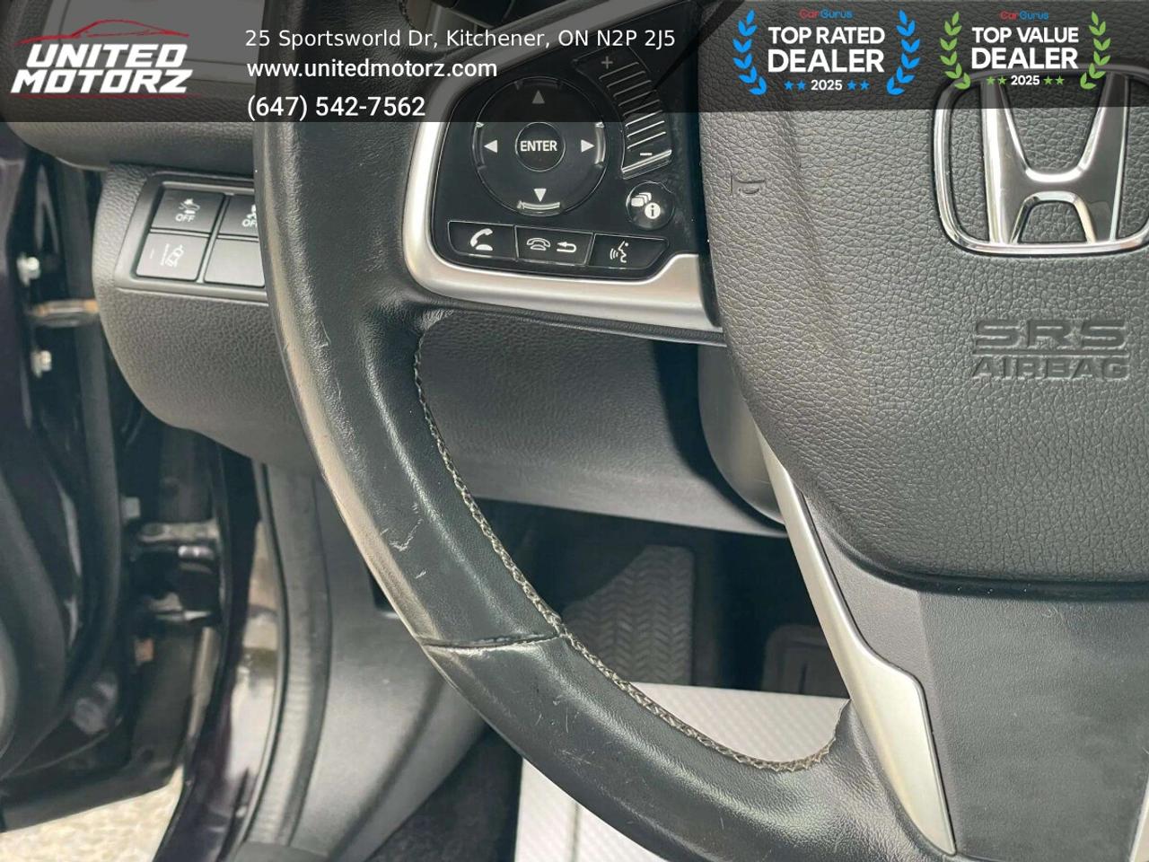 2016 Honda Civic CVT Touring FWD 1.5L~SAFETY CERTIFIED~ Photo