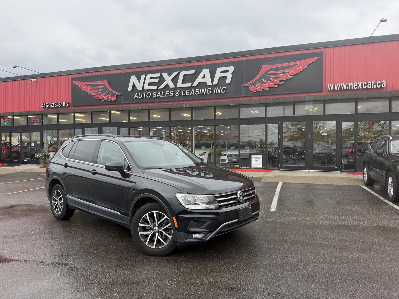 2018 Volkswagen Tiguan COMFORTLINE 7 PASS AWD LEATHER PAN/ROOF B/SPOT CAM