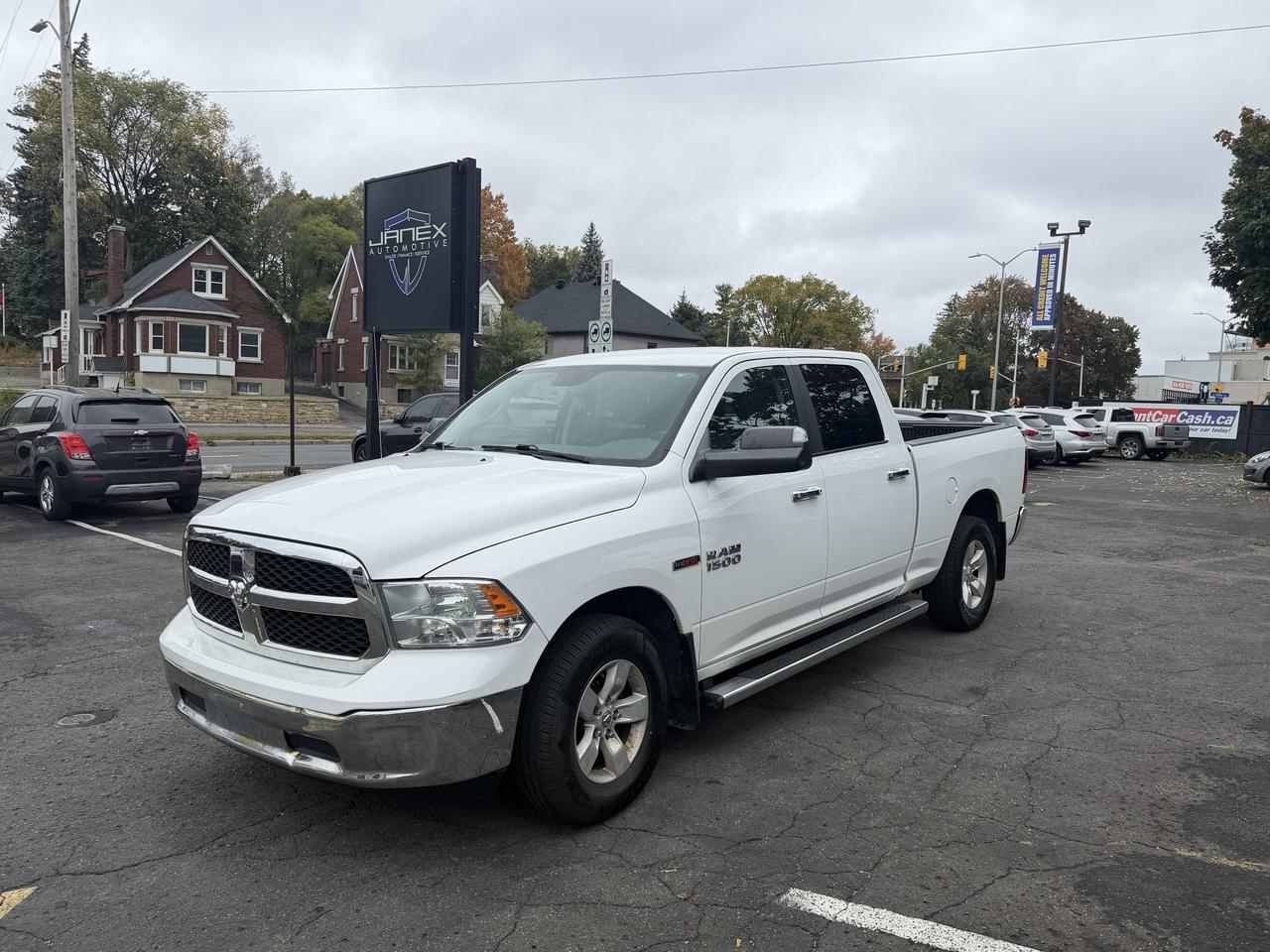 White 2018 RAM 1500 Pickup Truck Four-Wheel Drive Automatic