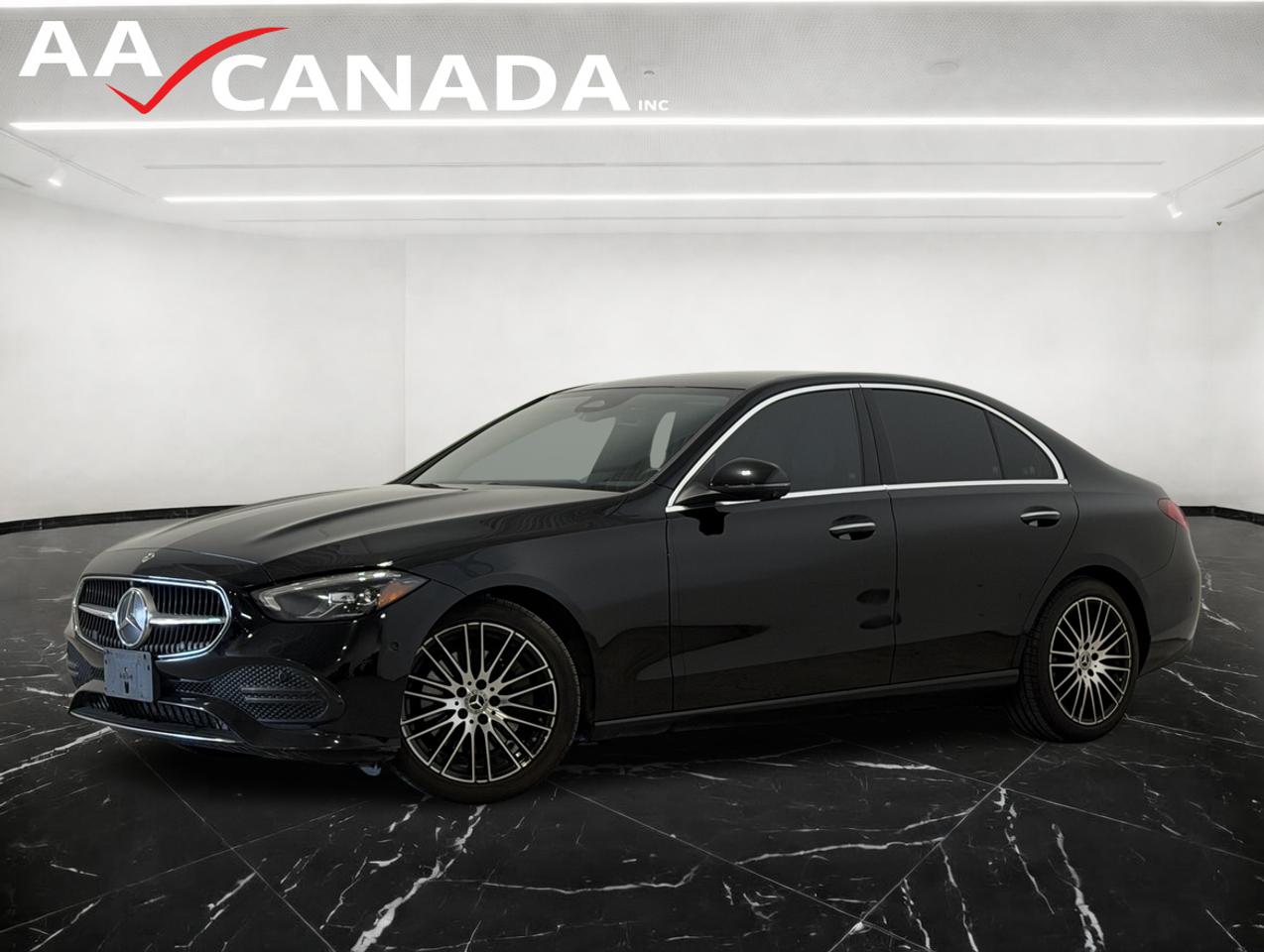 Black 2024 Mercedes-Benz C-Class Sedan All-Wheel Drive Automatic