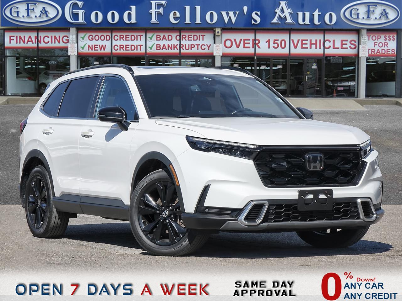 White 2024 Honda CR-V Hybrid SUV / Crossover Continuously Variable Transmission
