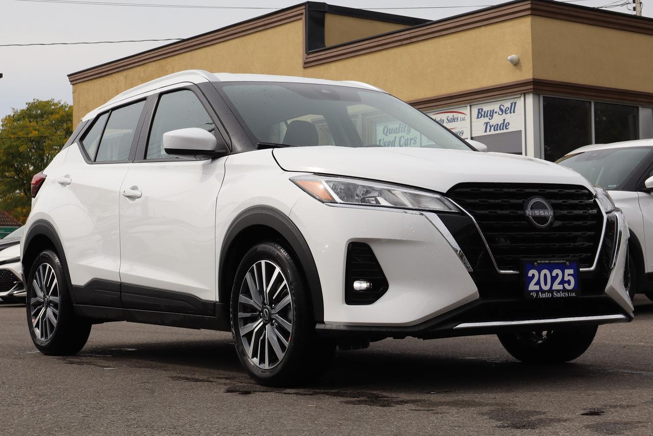 White 2025 Nissan Kicks SUV / Crossover Front-Wheel Drive Continuously Variable Transmission
