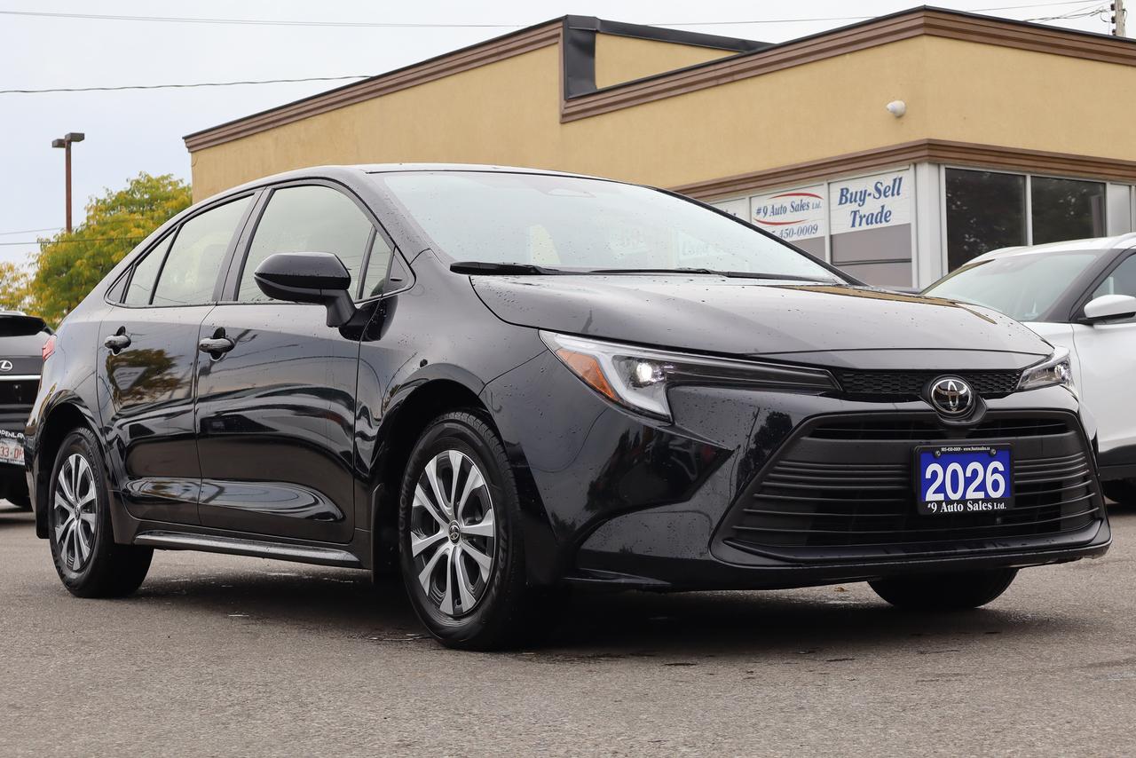 Black 2026 Toyota Corolla Hybrid Sedan Front-Wheel Drive Continuously Variable Transmission
