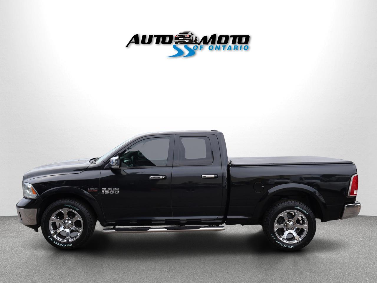 2018 RAM 1500 HIMI LARAMIE 4WD CAMERA BLUETOOTH LEATHER HEATED SEATS CRUISE ALLOYS Photo