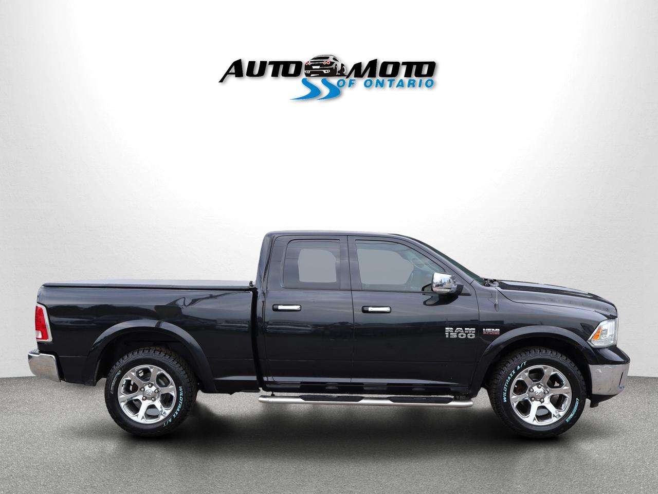 2018 RAM 1500 HIMI LARAMIE 4WD CAMERA BLUETOOTH LEATHER HEATED SEATS CRUISE ALLOYS Photo