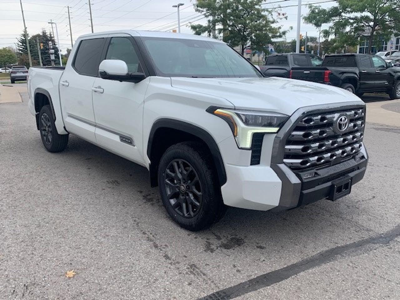 2026 Toyota Tundra Platinum Sexy white platinum. Photo