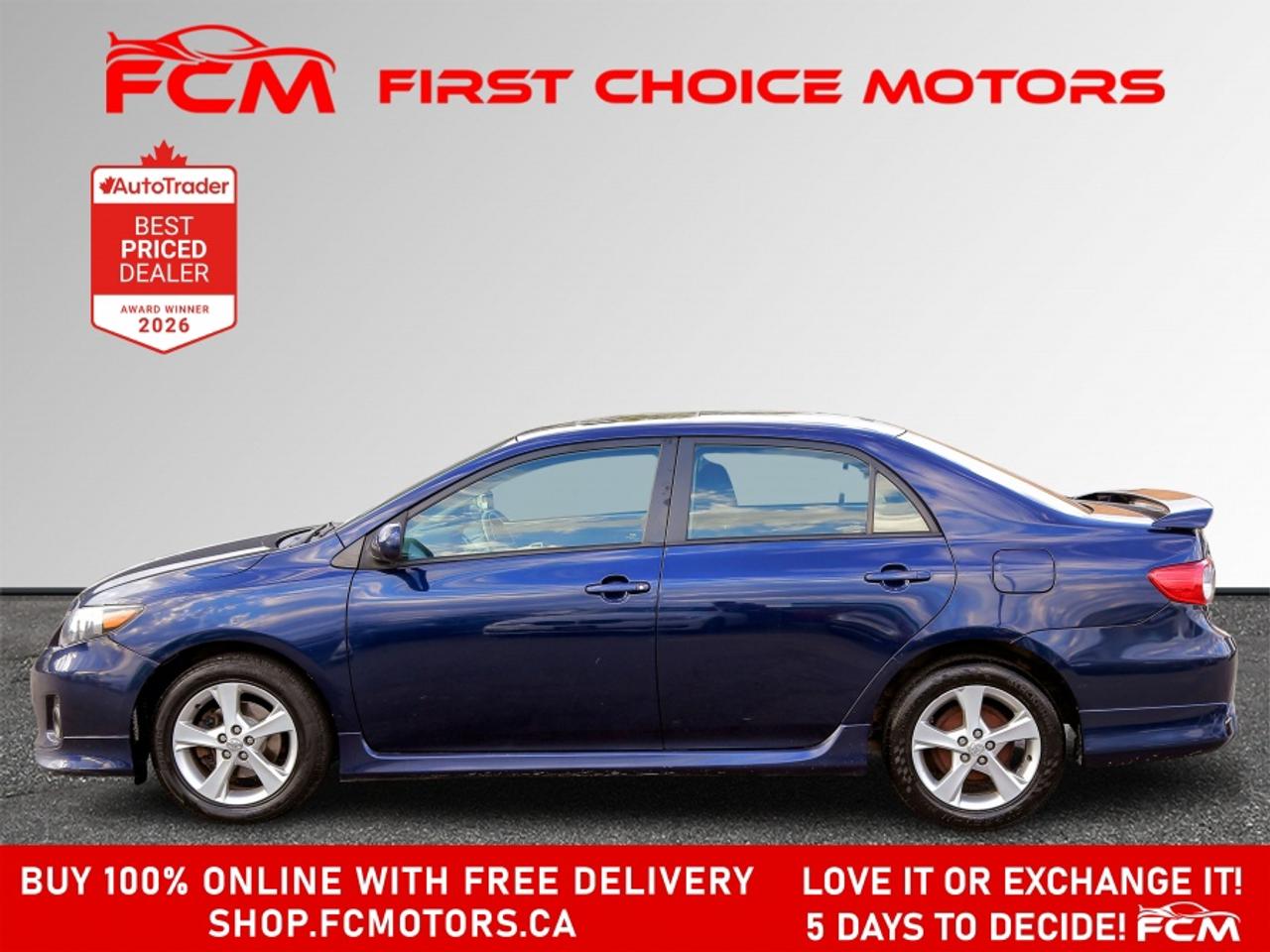 2012 Toyota Corolla S | FULLY CERTIFIED WITH WARRANTY Photo