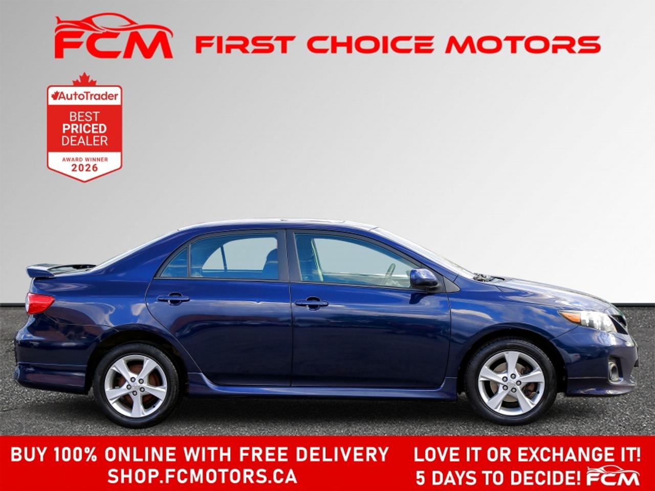 2012 Toyota Corolla S | FULLY CERTIFIED WITH WARRANTY Photo