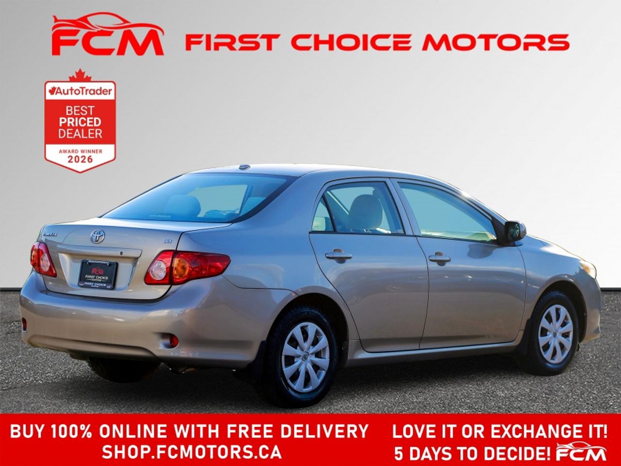 2009 Toyota Corolla CE | FULLY CERTIFIED WITH WARRANTY Photo