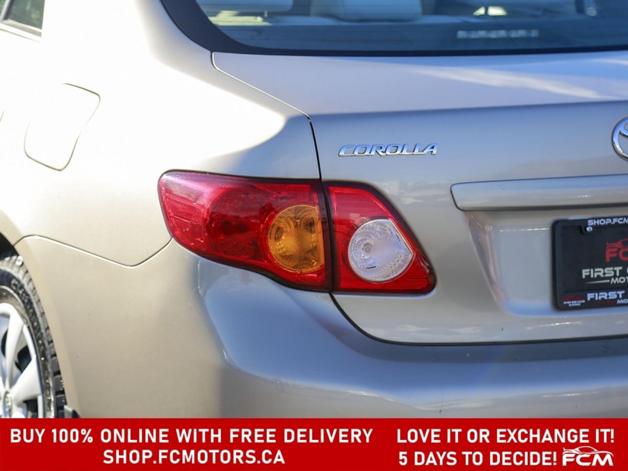2009 Toyota Corolla CE | FULLY CERTIFIED WITH WARRANTY Photo