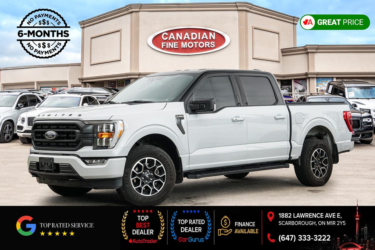 Gray 2021 Ford F-150 Pickup Truck Four-Wheel Drive Automatic