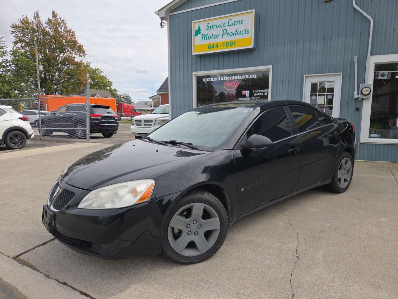 Black 2007 Pontiac G6 Sedan Automatic
