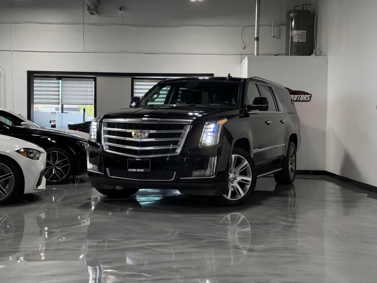 Black 2018 Cadillac Escalade ESV SUV / Crossover Four-Wheel Drive Automatic