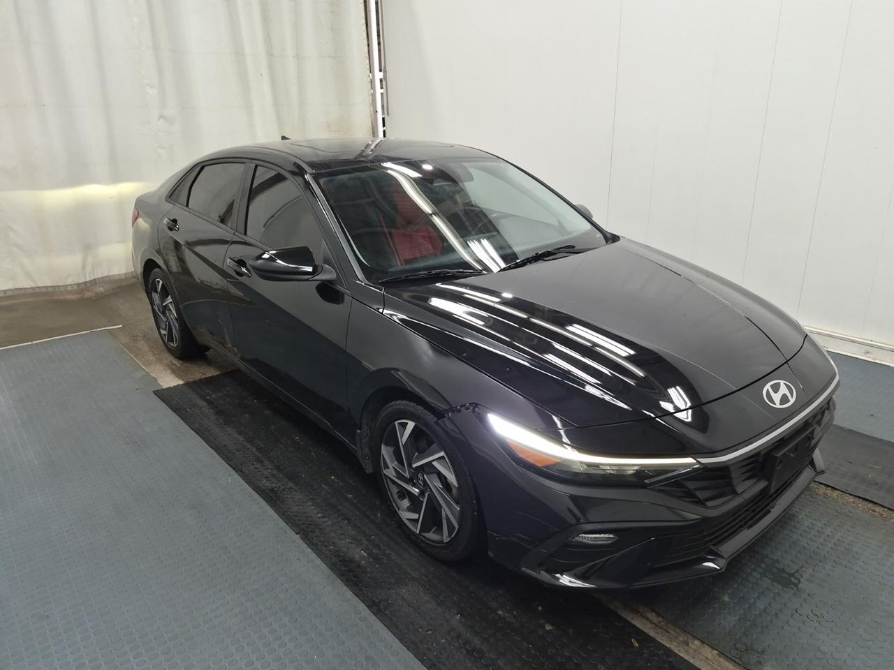 Black 2025 Hyundai Elantra Sedan  Continuously Variable Transmission