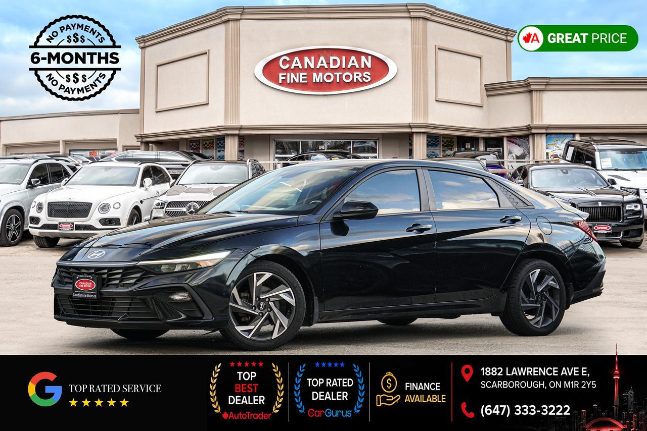 Black 2025 Hyundai Elantra Sedan Continuously Variable Transmission