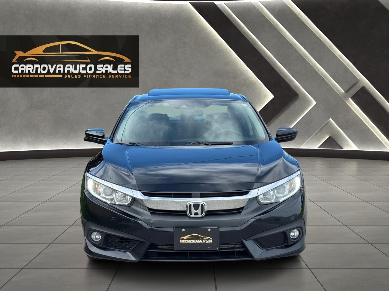 2016 Honda Civic EX-T+CLEAN CARFAX+Adaptive Cruise+LKA+Sunroof Photo
