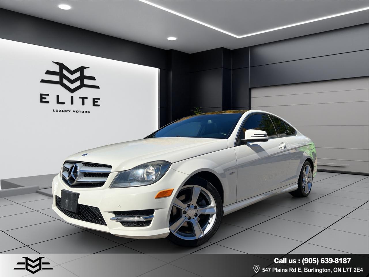 2012 Mercedes-Benz C-Class C 250 COUPE - LEATHER - SUNROOF !!! Photo