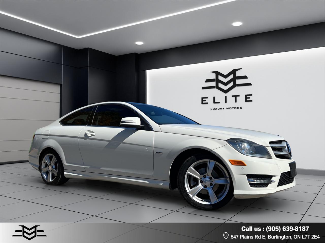 2012 Mercedes-Benz C-Class C 250 COUPE - LEATHER - SUNROOF !!! Photo