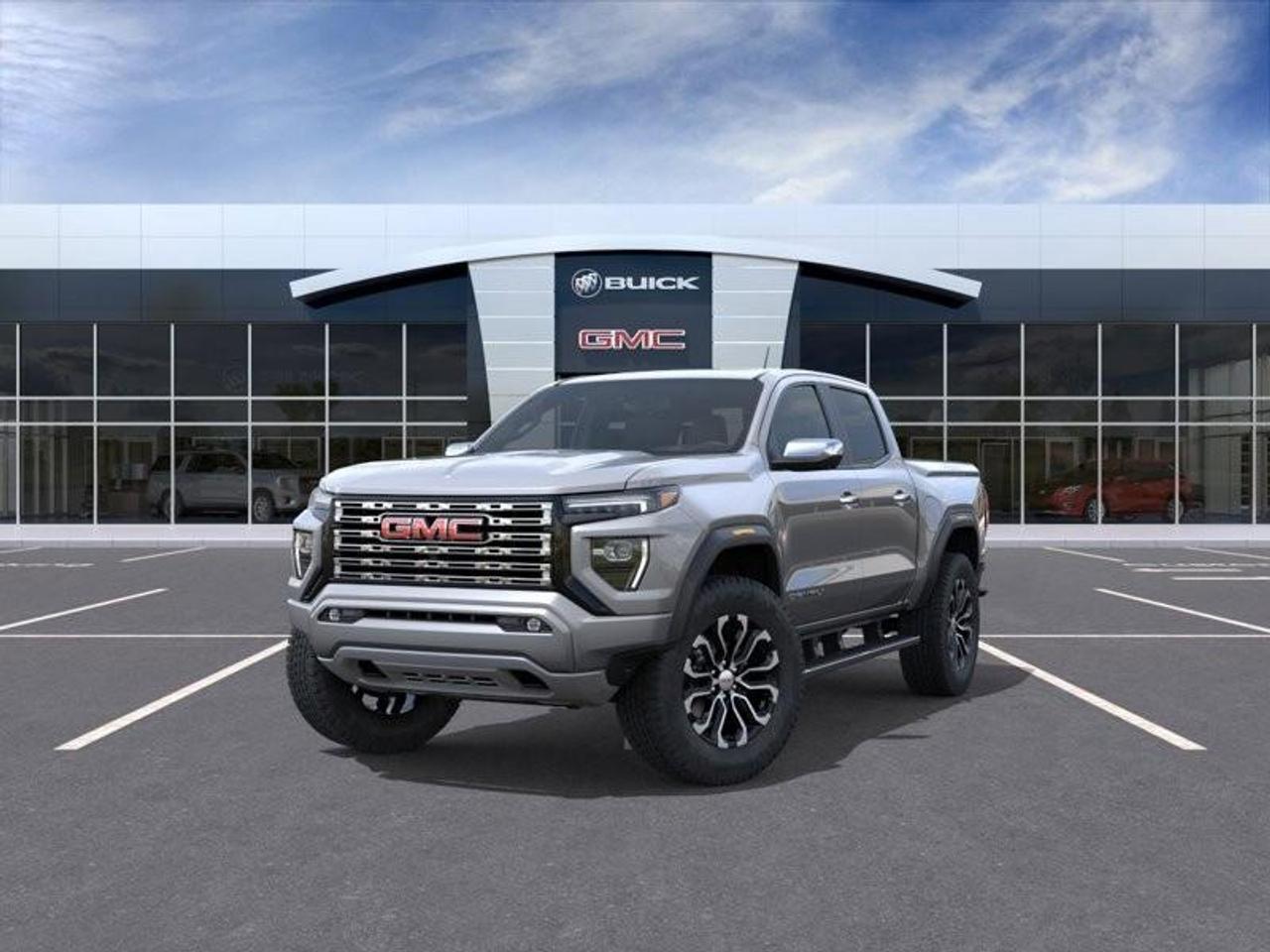 2026 GMC Canyon Denali New 5 Passenger Mid Size 4X4 Crew Cab Truck with Heated and Ventilated Front Seats, Power Front Seats, Heated Steering Wheel, Adaptive Cruise Control, Power Sunroof, Hard Folding Tonneau Cover and a 1 Photo