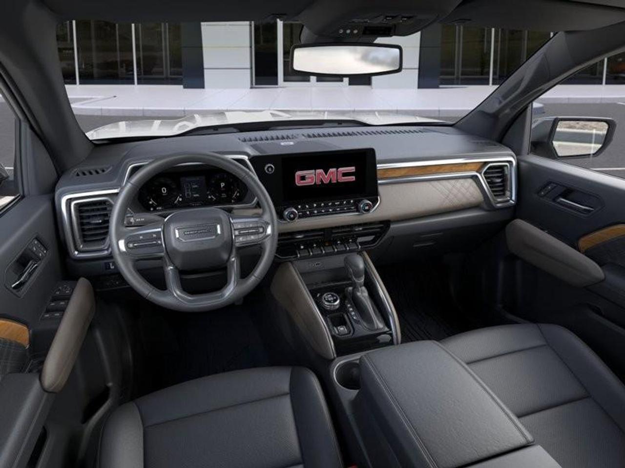 2026 GMC Canyon Denali New 5 Passenger Mid Size 4X4 Crew Cab Truck with Heated and Ventilated Front Seats, Power Front Seats, Heated Steering Wheel, Adaptive Cruise Control, Power Sunroof, Hard Folding Tonneau Cover and a 1 Photo
