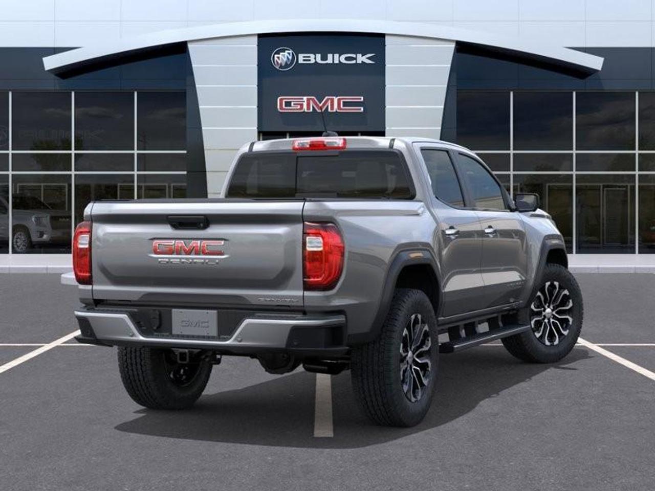 2026 GMC Canyon Denali New 5 Passenger Mid Size 4X4 Crew Cab Truck with Heated and Ventilated Front Seats, Power Front Seats, Heated Steering Wheel, Adaptive Cruise Control, Power Sunroof, Hard Folding Tonneau Cover and a 1 Photo