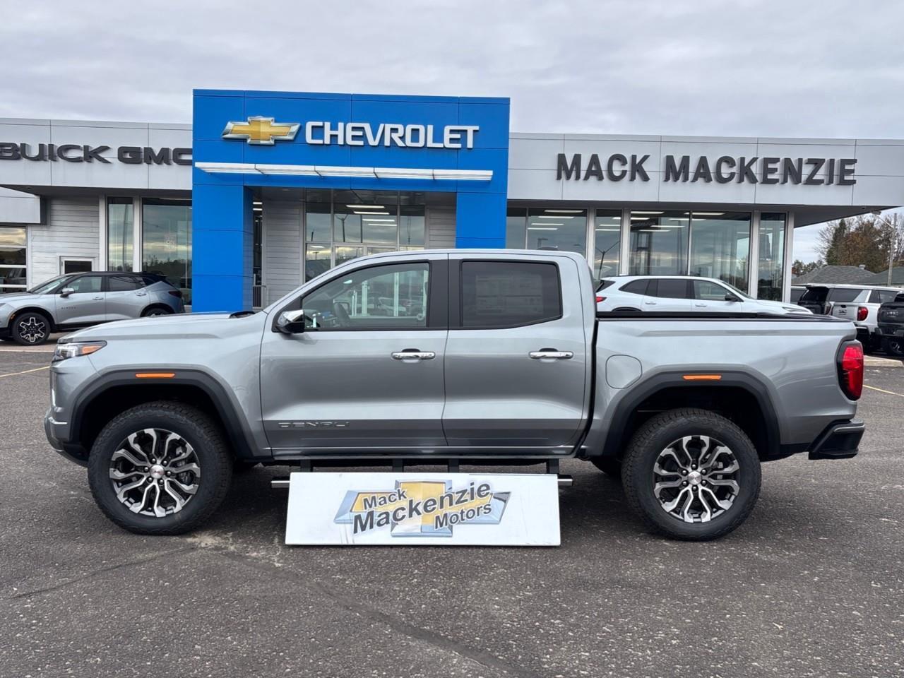 2026 GMC Canyon Denali New 5 Passenger Mid Size 4X4 Crew Cab Truck with Heated and Ventilated Front Seats, Power Front Seats, Heated Steering Wheel, Adaptive Cruise Control, Power Sunroof, Hard Folding Tonneau Cover and a 1 Photo