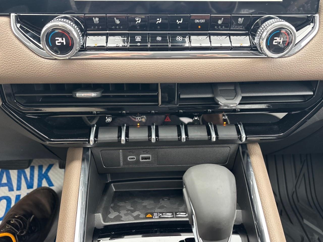 2026 GMC Canyon Denali New 5 Passenger Mid Size 4X4 Crew Cab Truck with Heated and Ventilated Front Seats, Power Front Seats, Heated Steering Wheel, Adaptive Cruise Control, Power Sunroof, Hard Folding Tonneau Cover and a 1 Photo