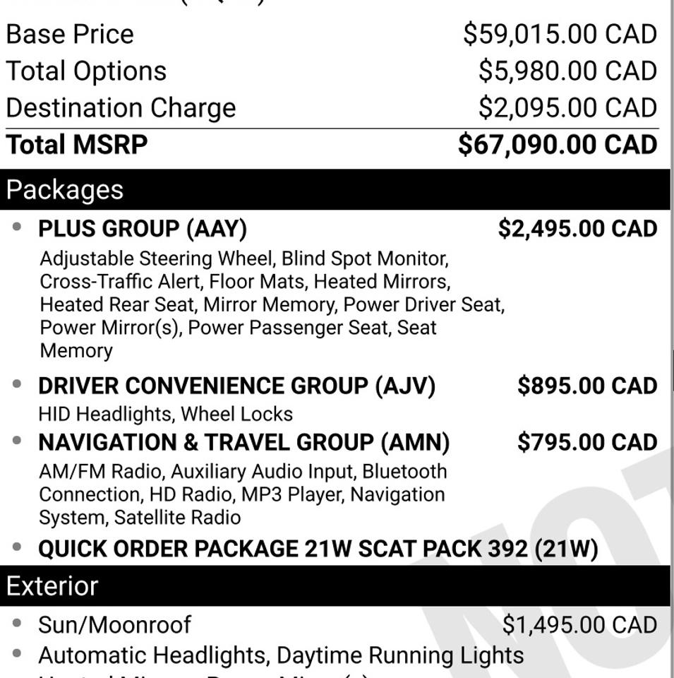 2022 Dodge Charger PLUS GROUP | DRIVER'S PKG | SUNROOF | 20 IN Photo