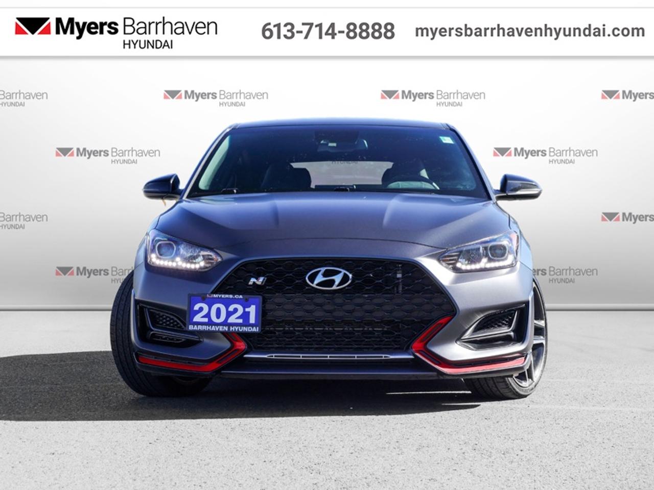 2021 Hyundai Veloster N DCT  - Navigation -  Android Auto - $149 B/W Photo1