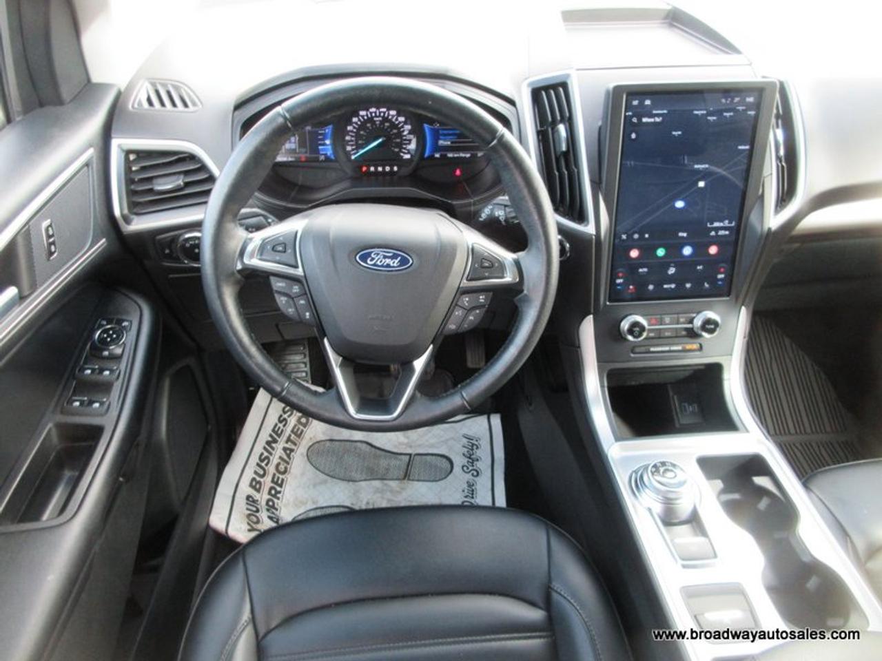 2023 Ford Edge ALL-WHEEL DRIVE SEL-PACKAGE 5 PASSENGER 2.0L - DOHC.. NAVIGATION.. POWER TAILGATE.. LEATHER.. HEATED SEATS & WHEEL.. BACK-UP CAMERA.. Photo